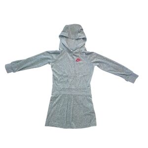 Nike Toddler Girls Dress Dark Heather Gray Pink Size 5-6 Polyester